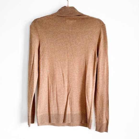 Amazon Essentials Camel Tan Neutral Turtleneck Pullover Sweater sz XS - Picture 7 of 7